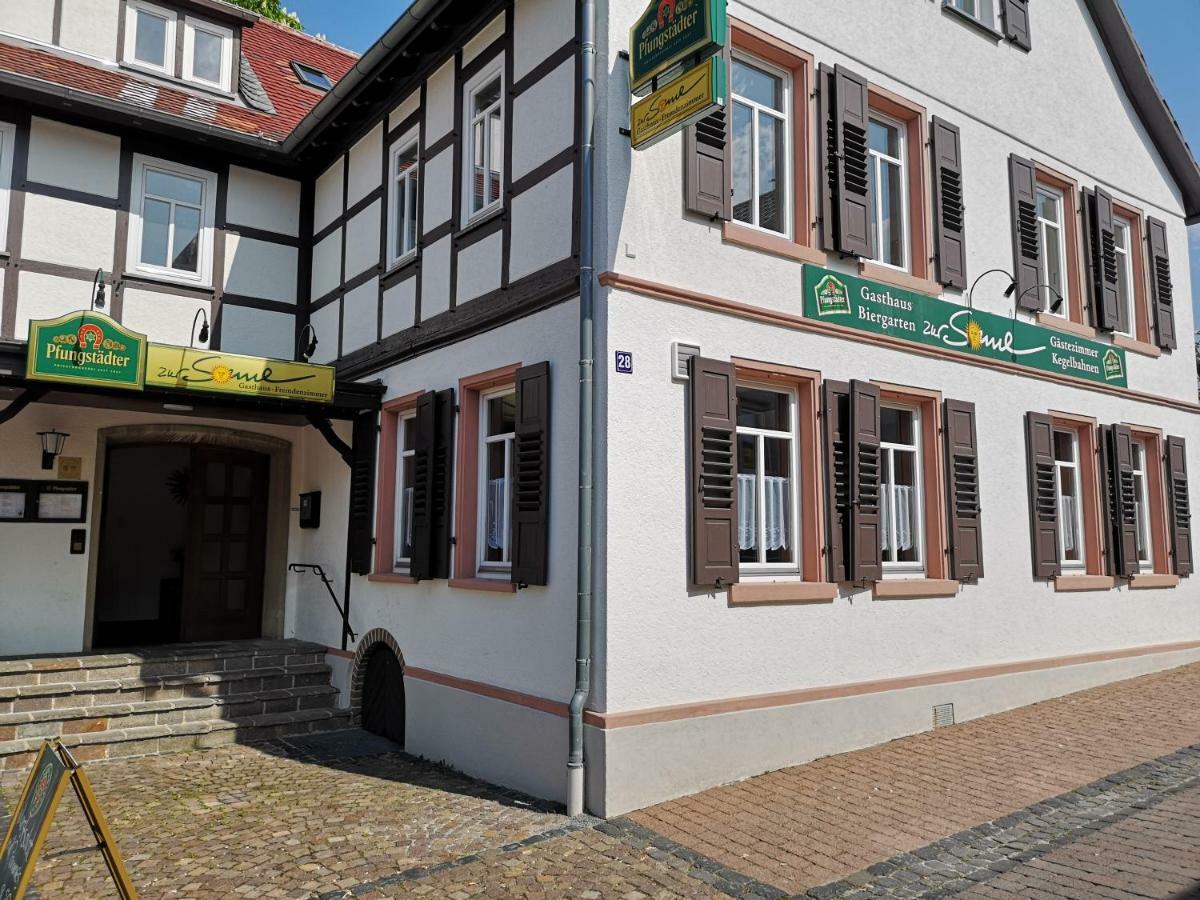 Zur Sonne Hotell Alsbach-Hähnlein Eksteriør bilde